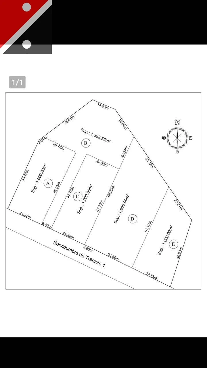 Terreno / Lotes en venta desde 1393.55m2 ubicado en Las Compuertas - Imagen 4