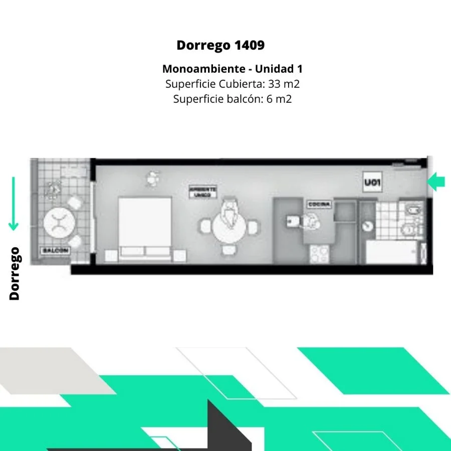 Monoambiente en venta en Dorrego 1409 - Centro - Imagen 2