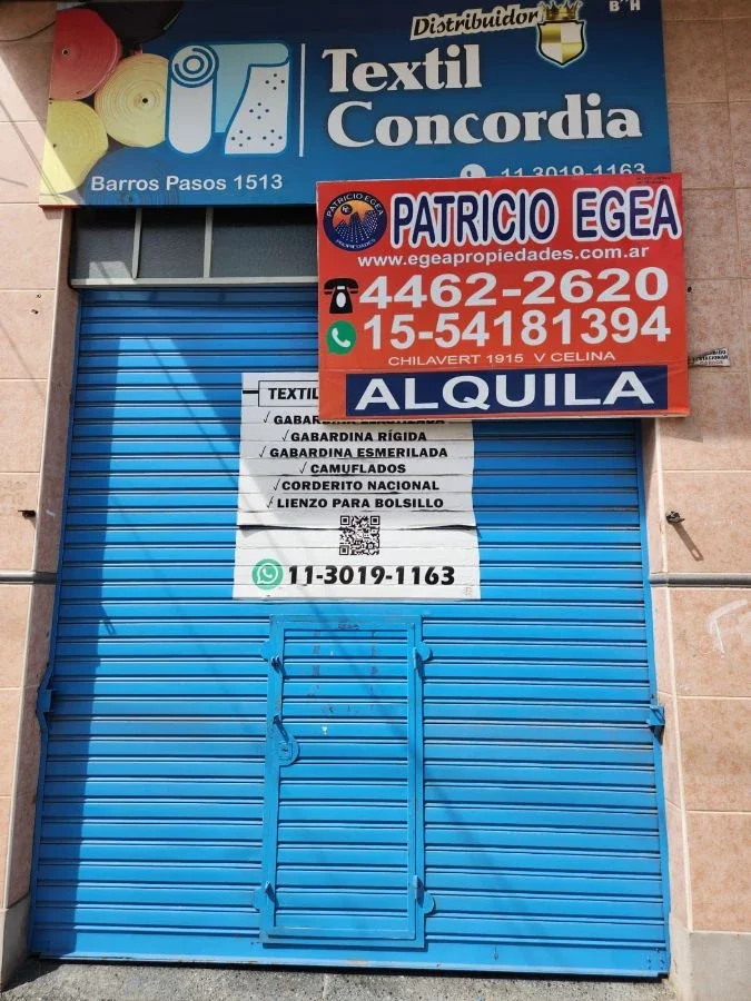 ALQUILER. Local 26m2. Con cerramiento de rejas y persiana ciega. VILLA CELINA. - Imagen 2