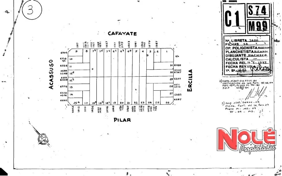 Terreno / Lote 8.66 x 35 mts a pasos de Av Emilio Castro. Venta. Liniers - Imagen 3