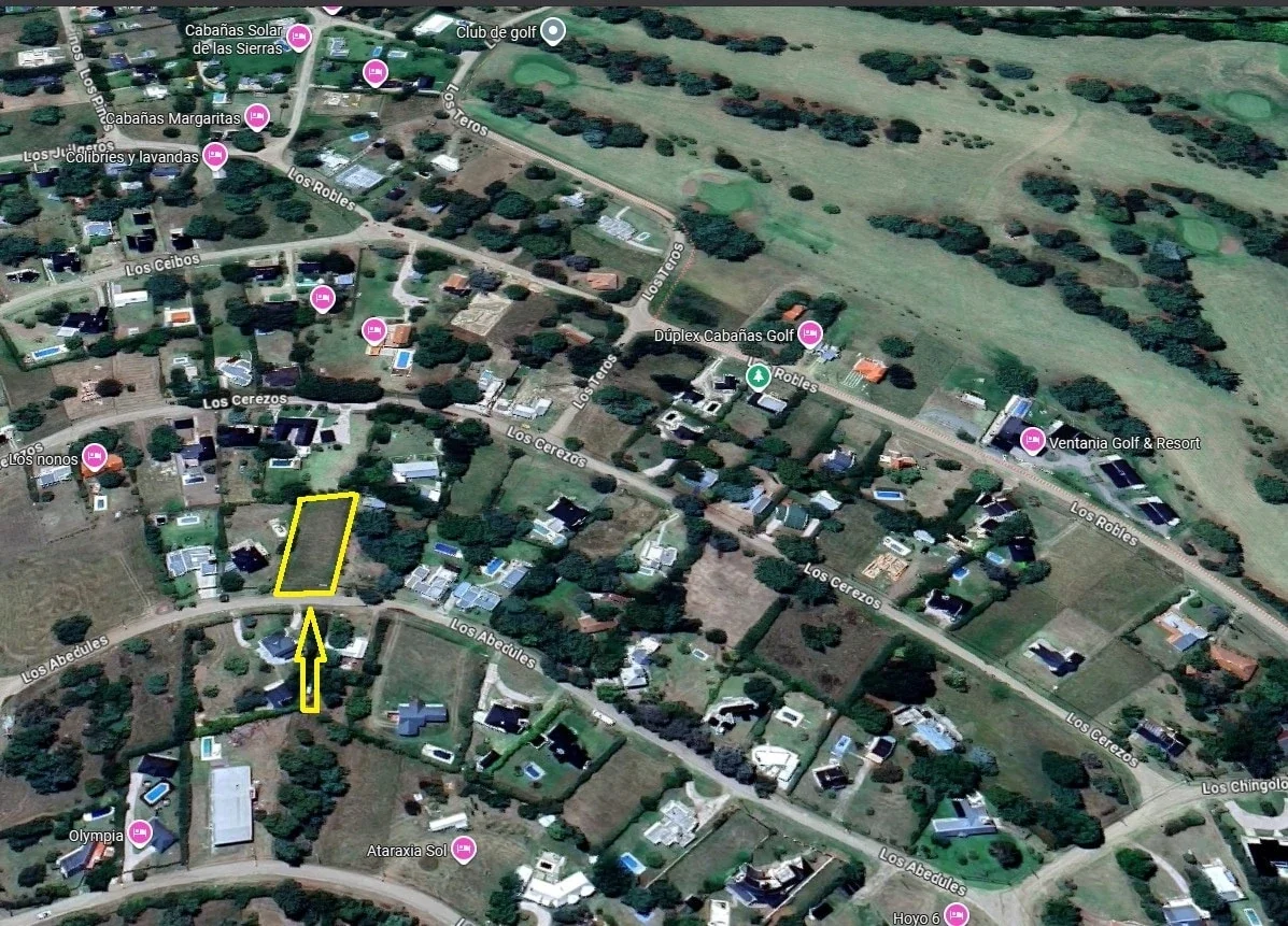 Excelente Terreno en venta de 1104m2, calle Los Abedules - Sierra de la Ventana - Imagen 4