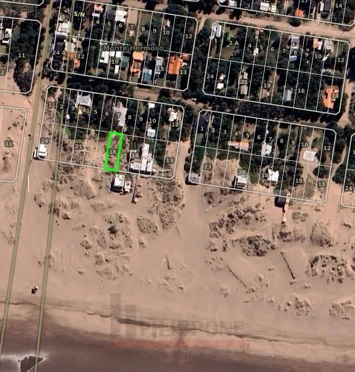 Terreno de 385m² en venta en Balneario Sauce Grande - Monte Hermoso - Imagen 1