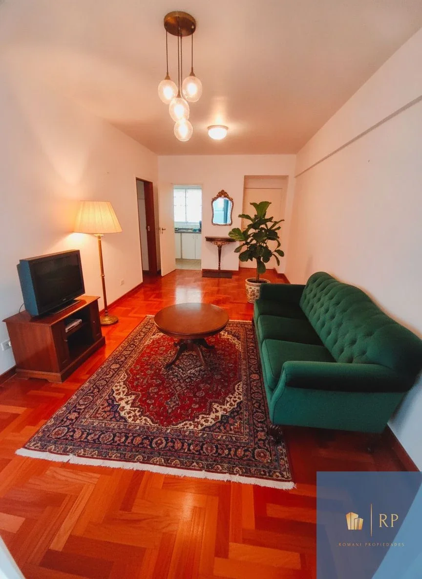Impecable departamento al frente de 2 ambientes c/ cochera en Palermo - Imagen 1