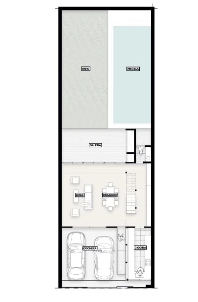 CASA en venta A ESTRENAR, con PATIO y COCHERA - Zavalla 3770, Echesortu, Rosario - Imagen 2