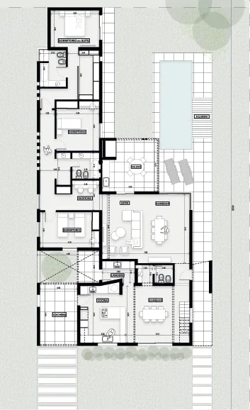 Casa EN VENTA - En Funes, Miraflores - 3 dorm.+PATIO c/Piscina+Galería, Cochera - Imagen 1
