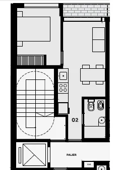 VENTA-Dpto A ESTRENAR- 1 dorm. + Balcón contrafrente-3 de Febrero 1200, Rosario - Imagen 5