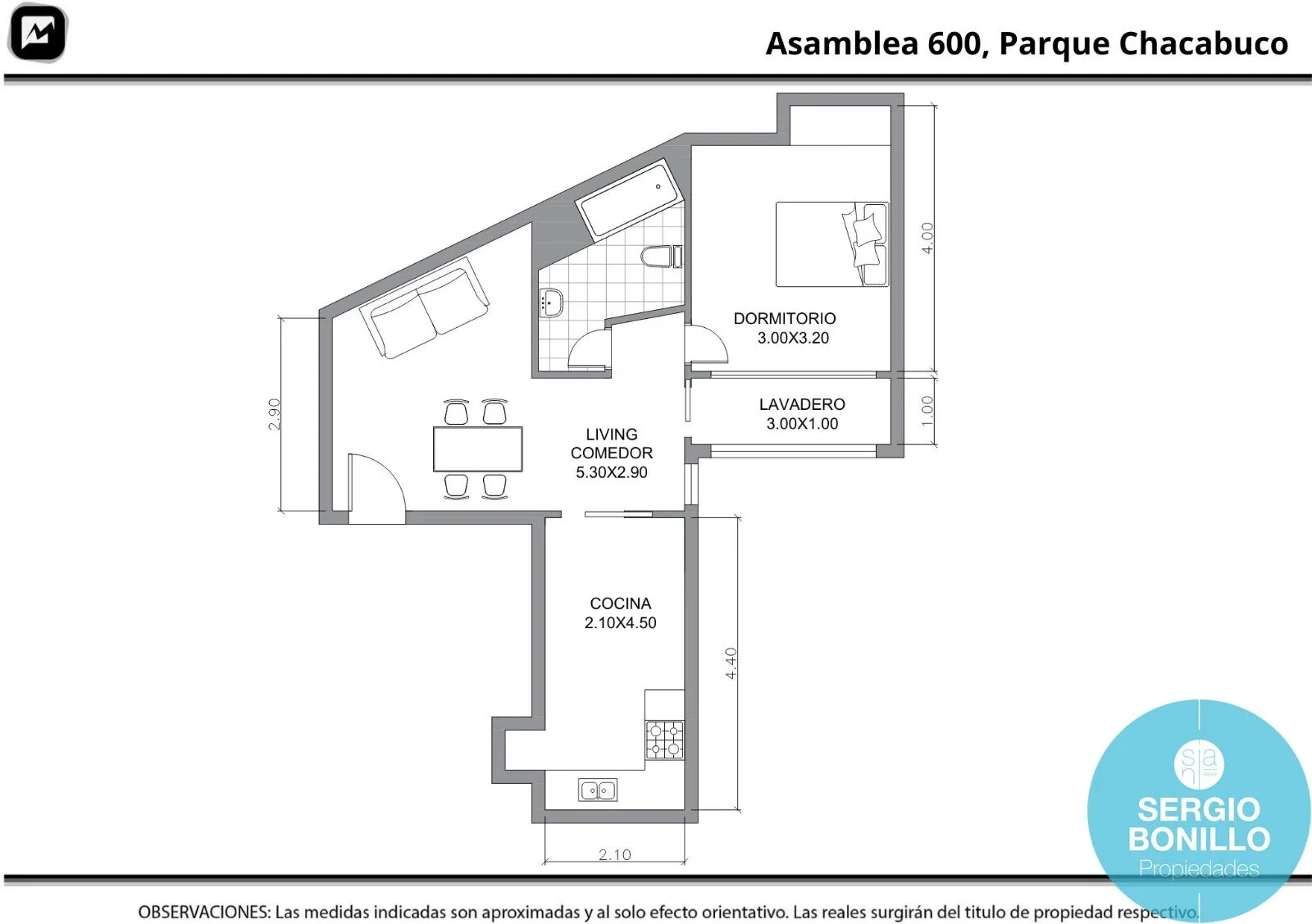 Departamento en venta en Parque Chacabuco - Imagen 5