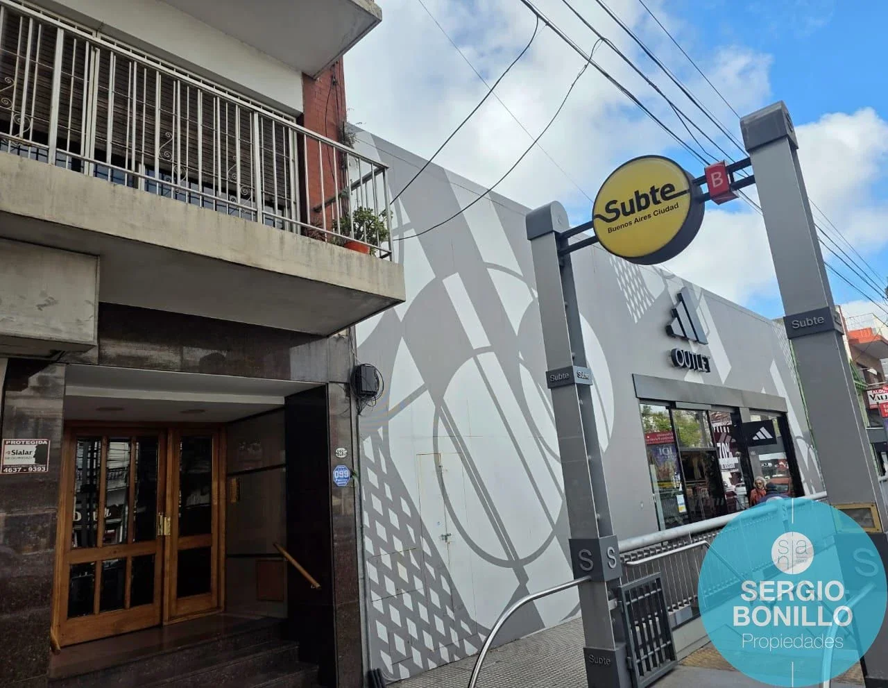VENTA- APTO OFICINA-URQUIZA- PUERTA DEL SUBTE B, 2 AMB, COCINA Y LAV SEPARADO - Imagen 1