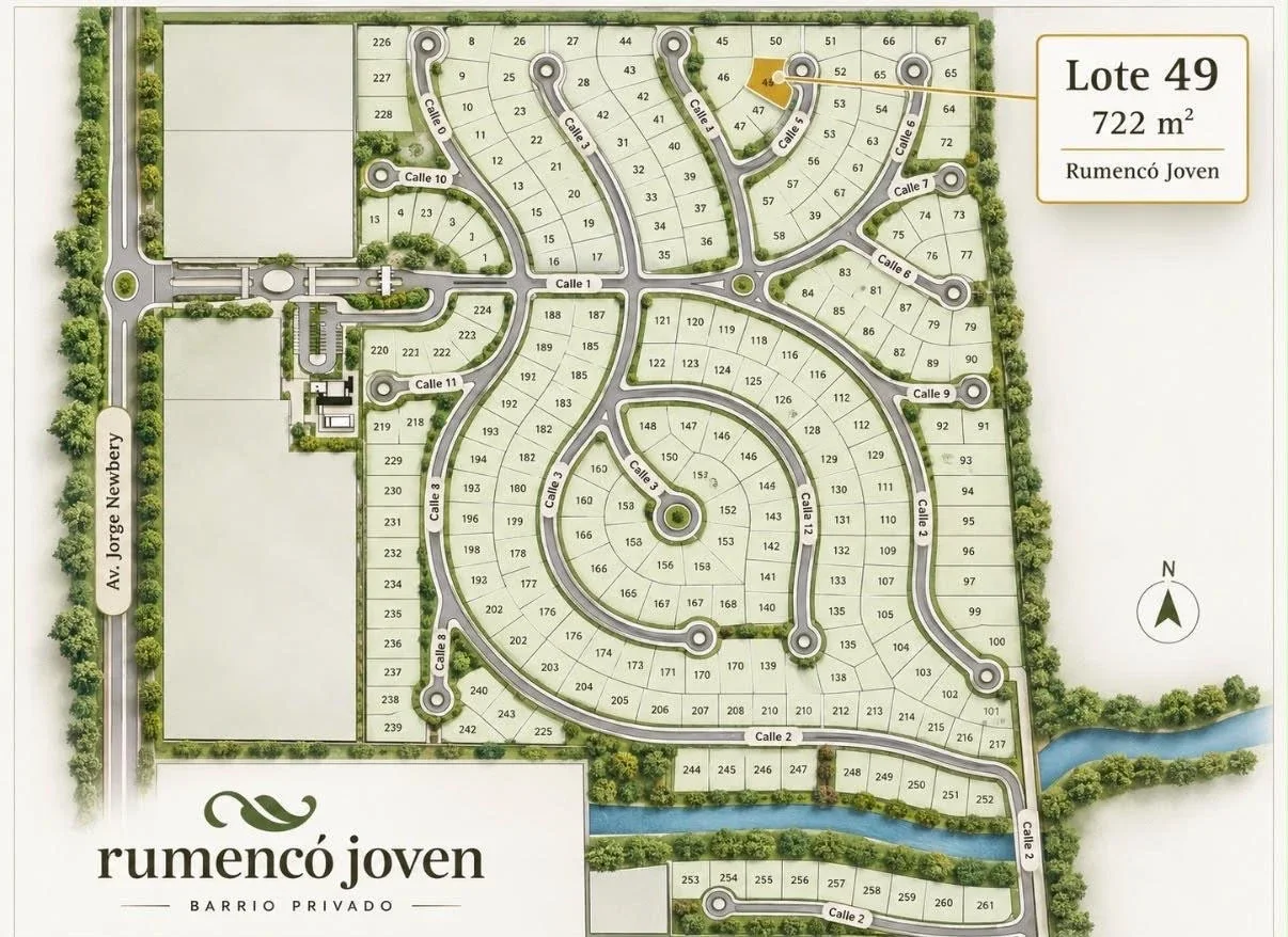 Lote 49 de 722m2 ubicado en RUMENCO JOVEN. - Imagen 4