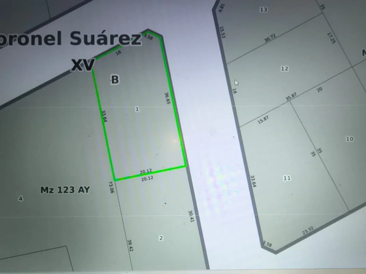 Terreno / Lote en venta de 732.91m2 ubicado en Coronel Suárez - Imagen 2