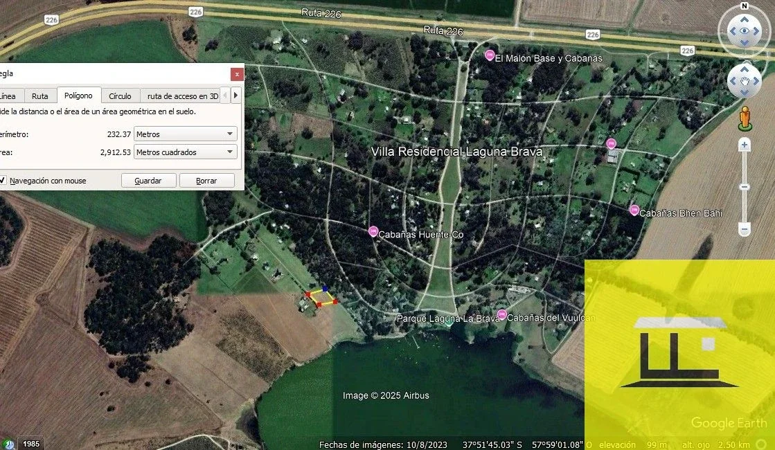 Terreno / Lote en venta de 3000m2 con plena vista y acceso a Laguna Brava - Imagen 3