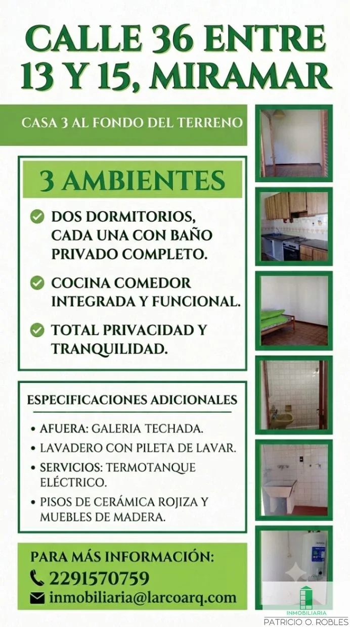 PH (3 casas) en venta Centro de Miramar - Imagen 4