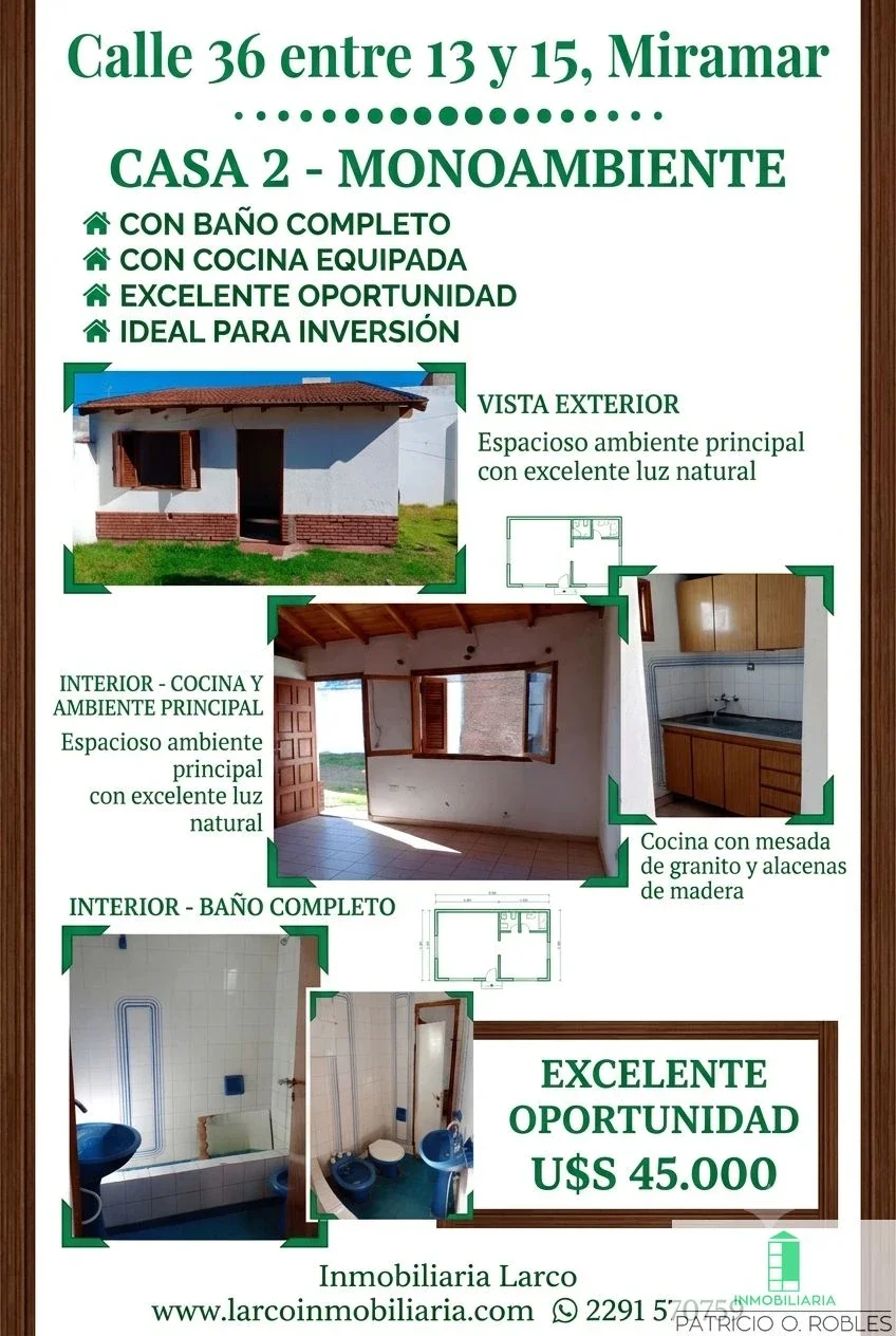 PH (3 casas) en venta Centro de Miramar - Imagen 3