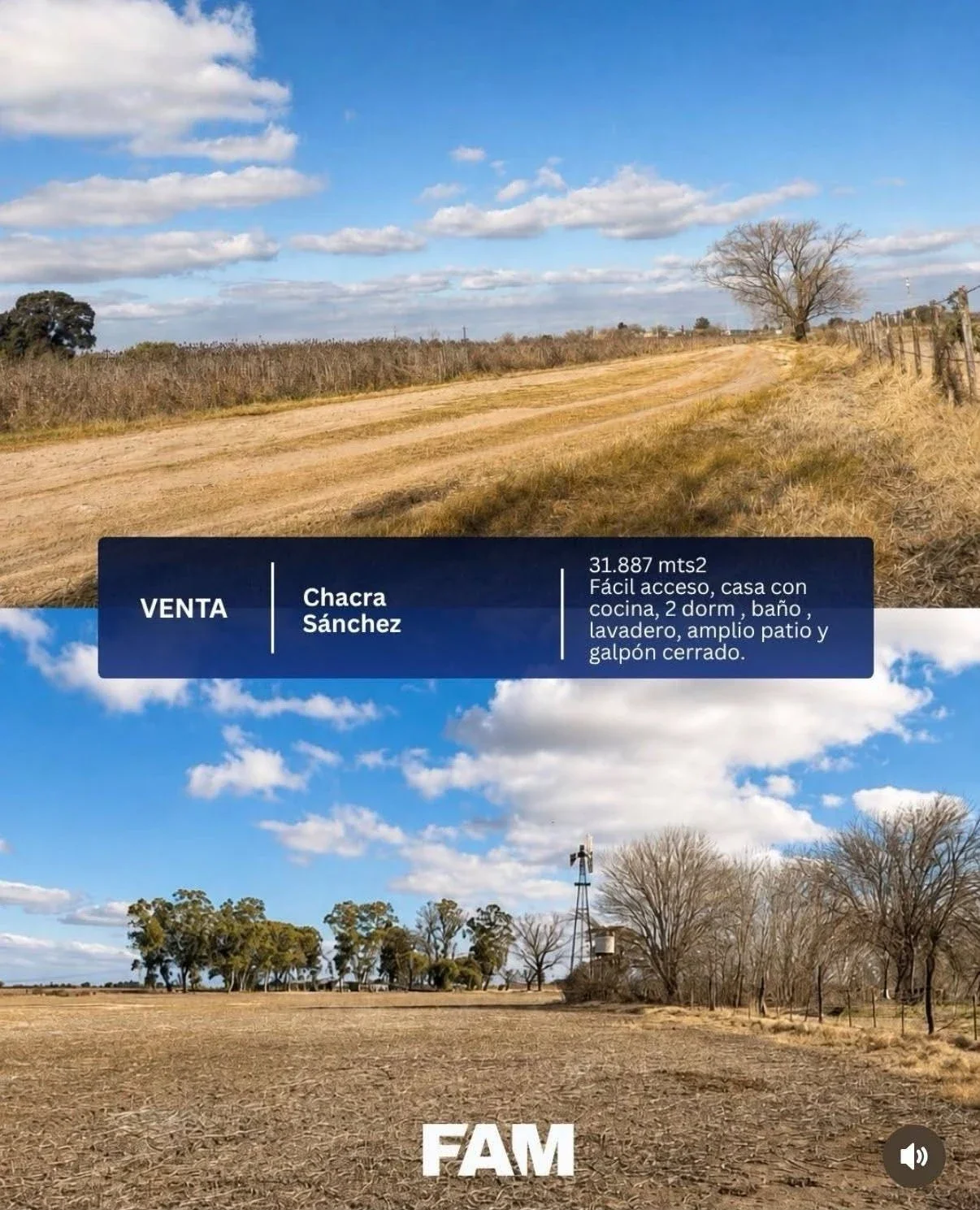 Chacra en venta de 31887m2 ubicado en Villa General Savio - Imagen 2