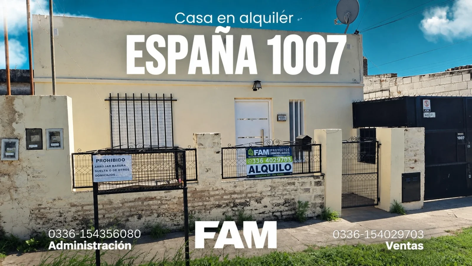 Casa en alquiler c/ cochera en San Nicolás de los Arroyos - Imagen 1