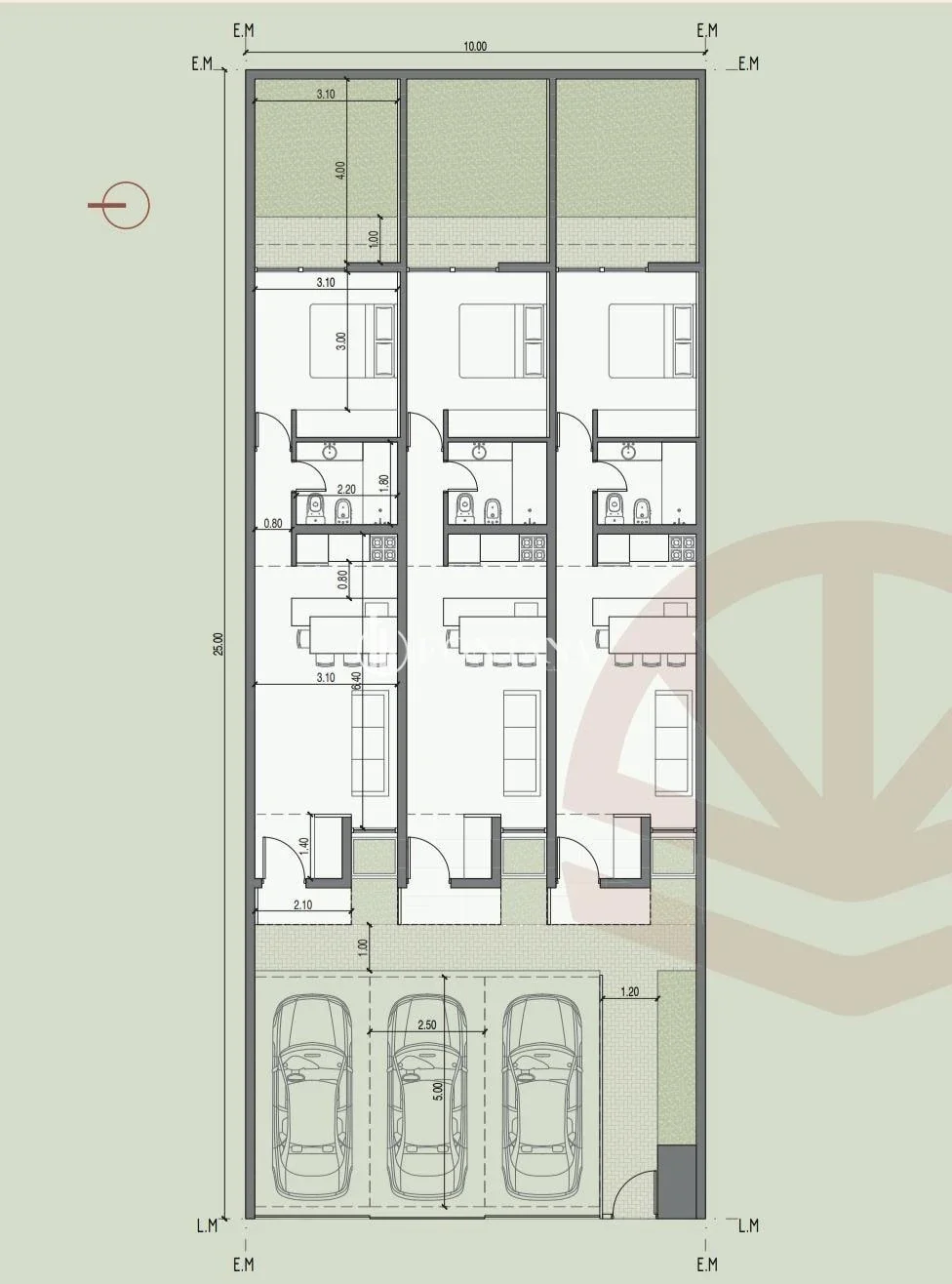Departamentos de un dormitorio en pozo, Barrio Don Mariano, General Roca - Imagen 5
