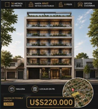 Terreno / Lote en venta de 800m2 ubicado en Martín Coronado - Imagen 1
