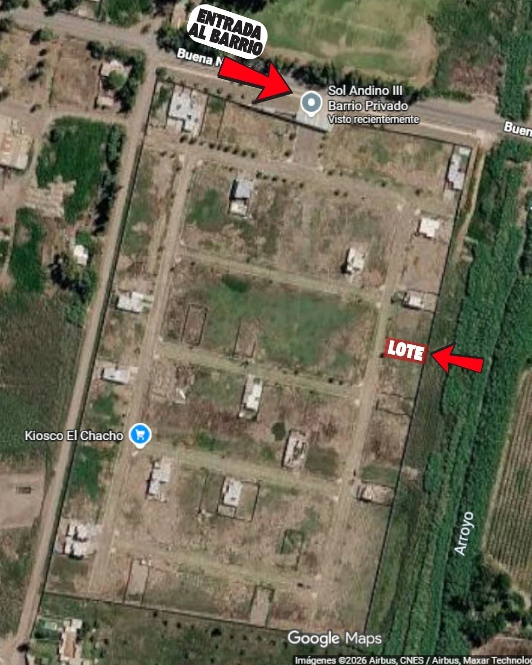 LOTE PERIMETRAL EN VENTA – BARRIO PRIVADO SOL ANDINO III – GUAYMALLÉN – 300 M² - Imagen 2