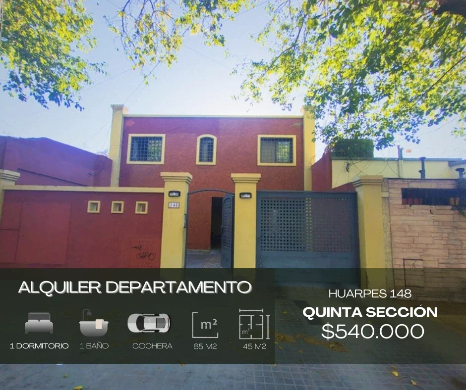 Departamento en alquiler c/ cochera en 5.ª Sección Residencial Sur - Imagen 1