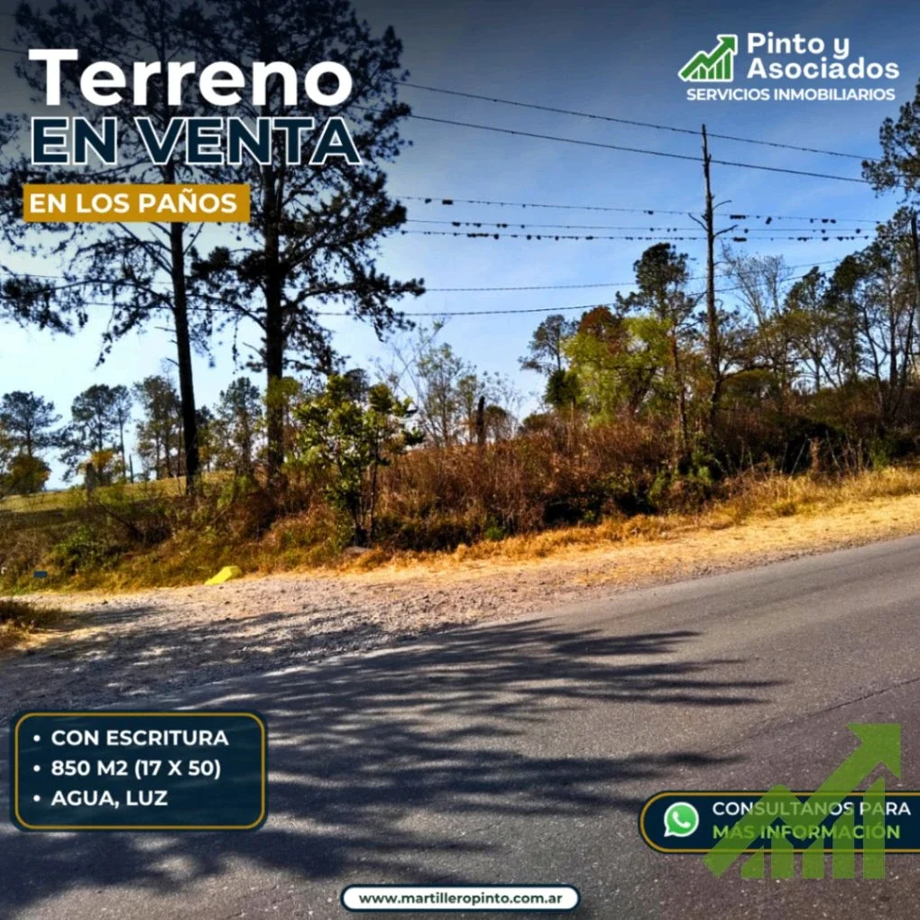 Terreno / Lote en venta de 850m2 ubicado en Los Paños - Imagen 1