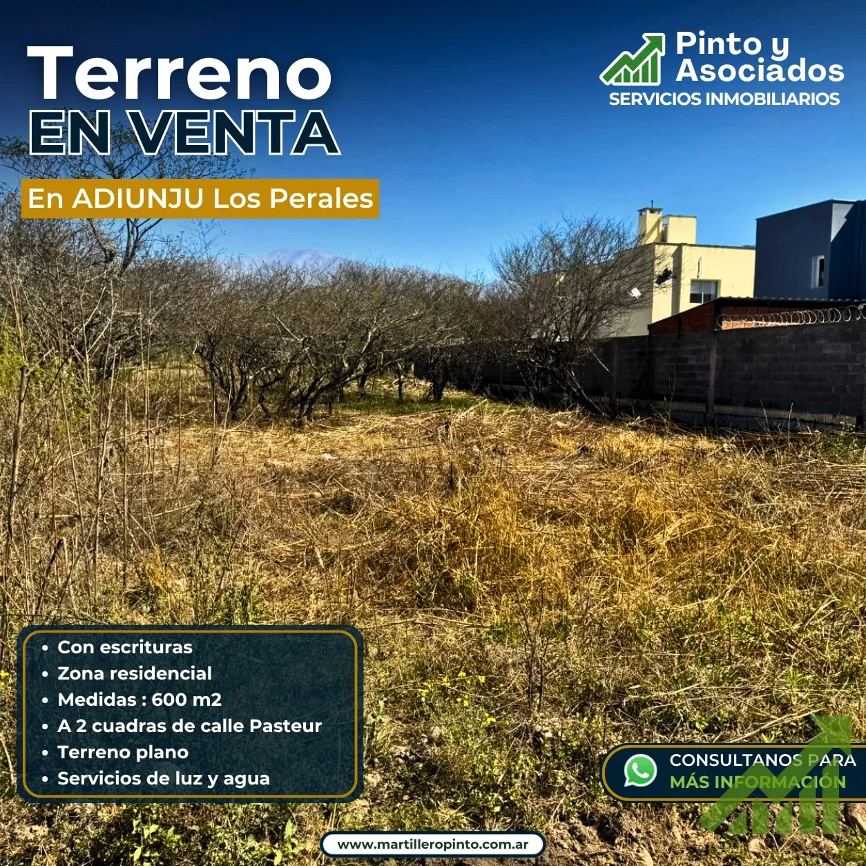 Terreno / Lote en venta de 600m2 ubicado en Los Perales - Imagen 1