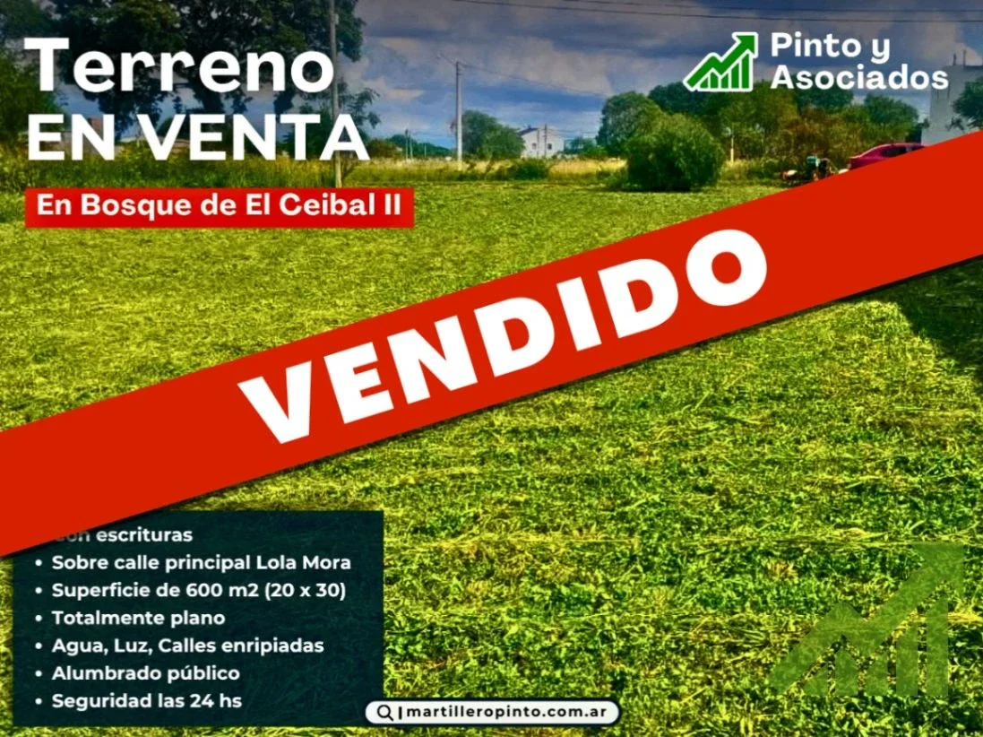Terreno / Lote en venta de 600m2 ubicado en El Ceibal - Imagen 1