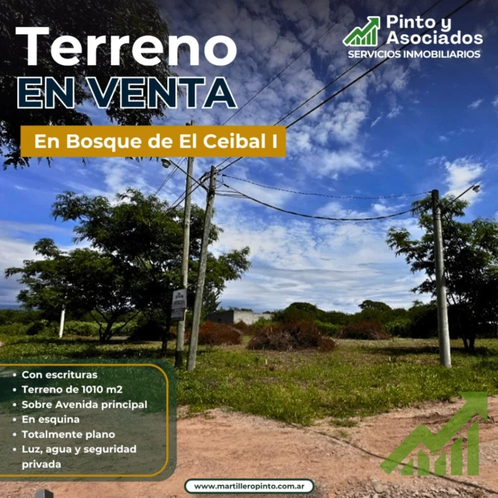 Terreno / Lote en venta de 1010m2 ubicado en El Ceibal - Imagen 1