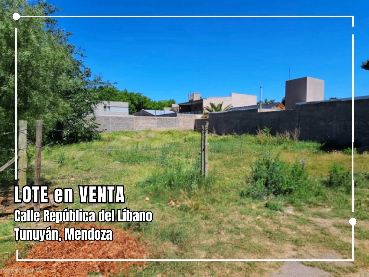 Terreno / Lote en venta de 364.4m2 ubicado en Tunuyán - Imagen 1