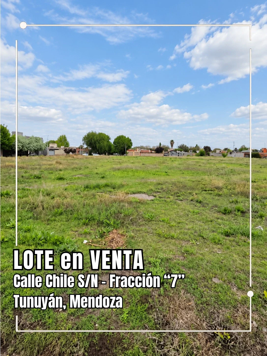 Terreno / Lote en venta de 284.71m2 ubicado en Tunuyán - Imagen 1