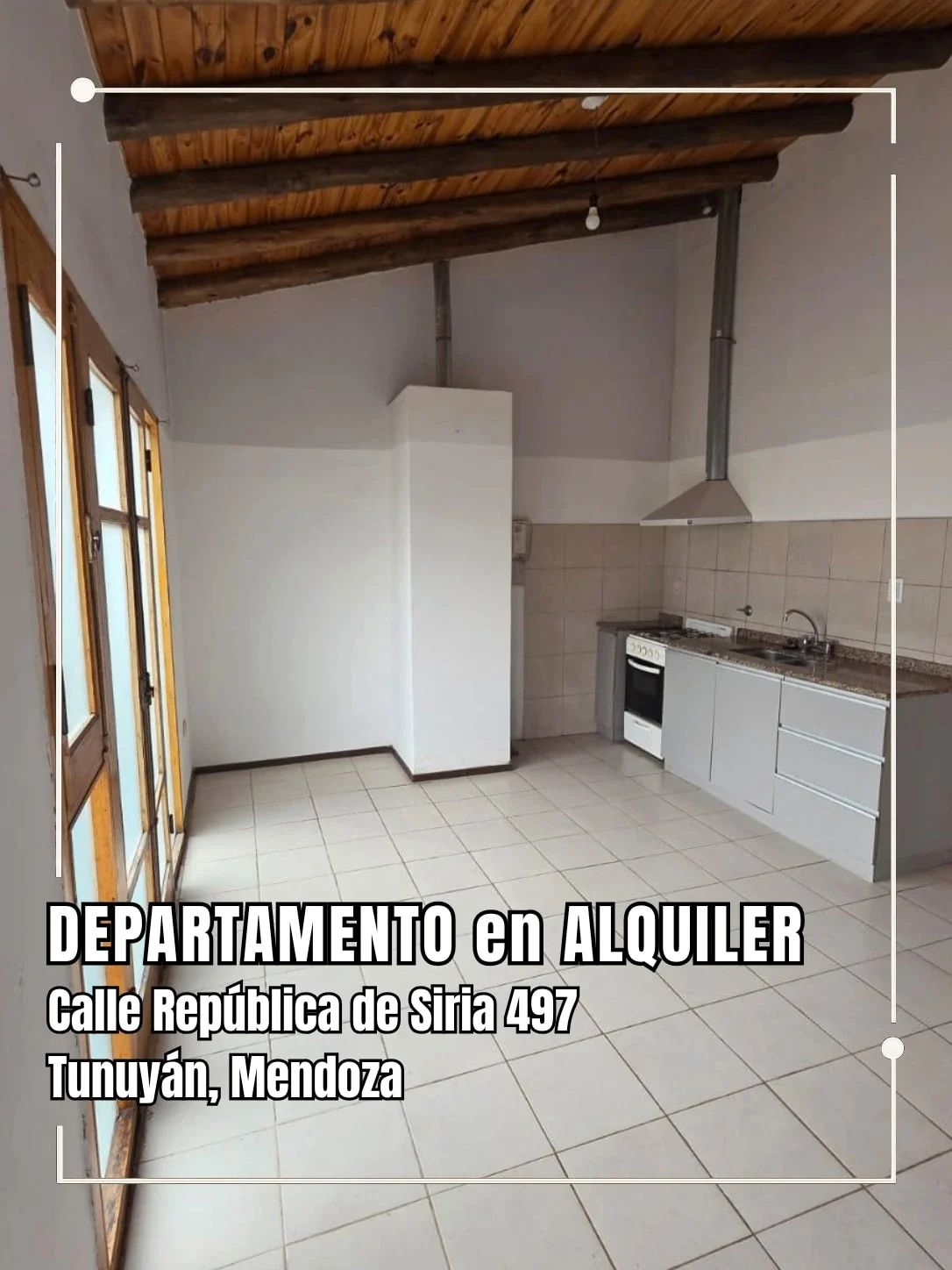 Departamento en alquiler en Tunuyán - Imagen 1