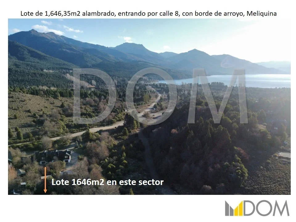 Terreno / Lote en venta de 1646m2 ubicado en Meliquina, con fondo al arroyo - Imagen 3