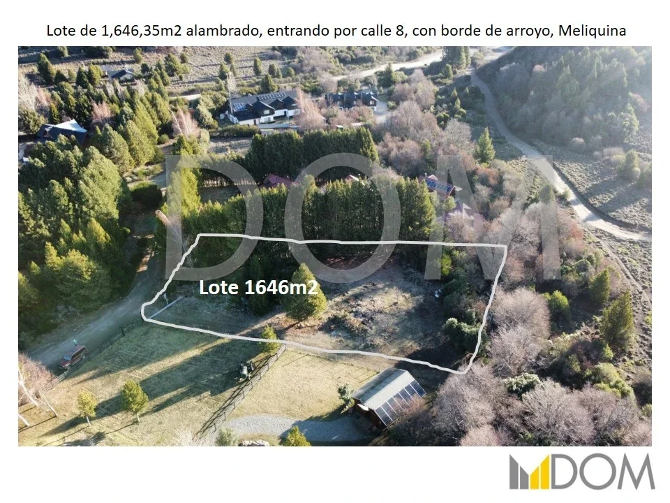 Terreno / Lote en venta de 1646m2 ubicado en Meliquina, con fondo al arroyo - Imagen 2