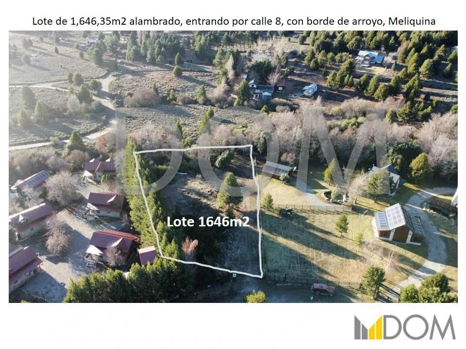 Terreno / Lote en venta de 1646m2 ubicado en Meliquina, con fondo al arroyo - Imagen 4