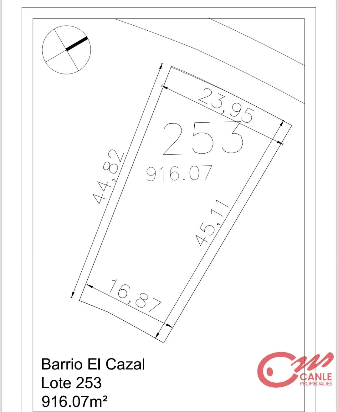 Terreno / Lote en venta de 916m2 ubicado en El Cazal - Imagen 1