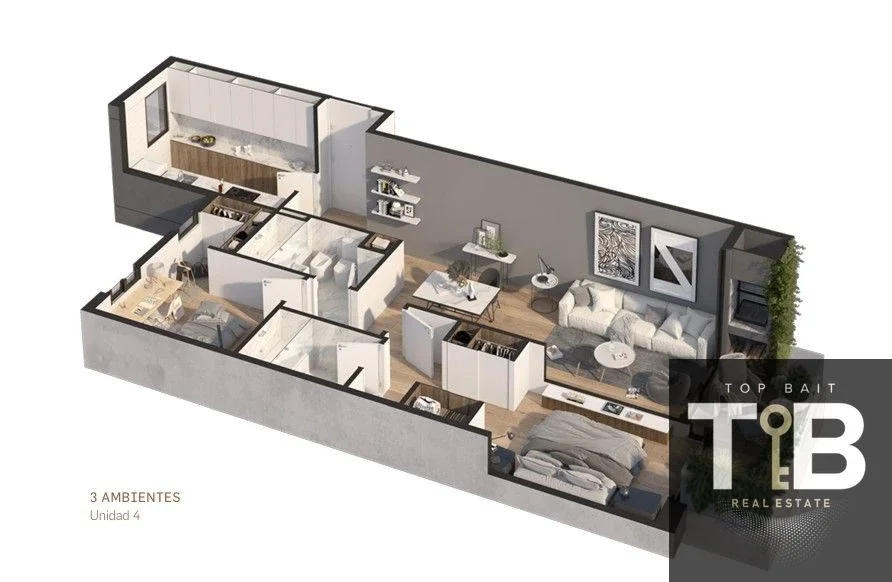 Tres ambientes - amenities - posesión 2027 - Colegiales - Imagen 3