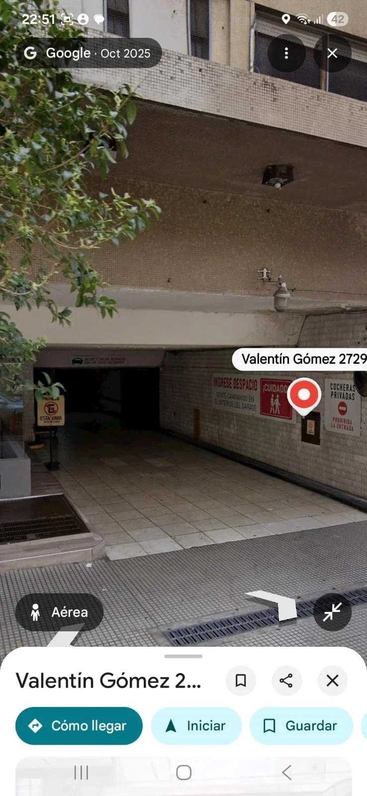 Cochera cubierta  en alquiler en Balvanera. Todos los gastos incluidos!!! - Imagen 2