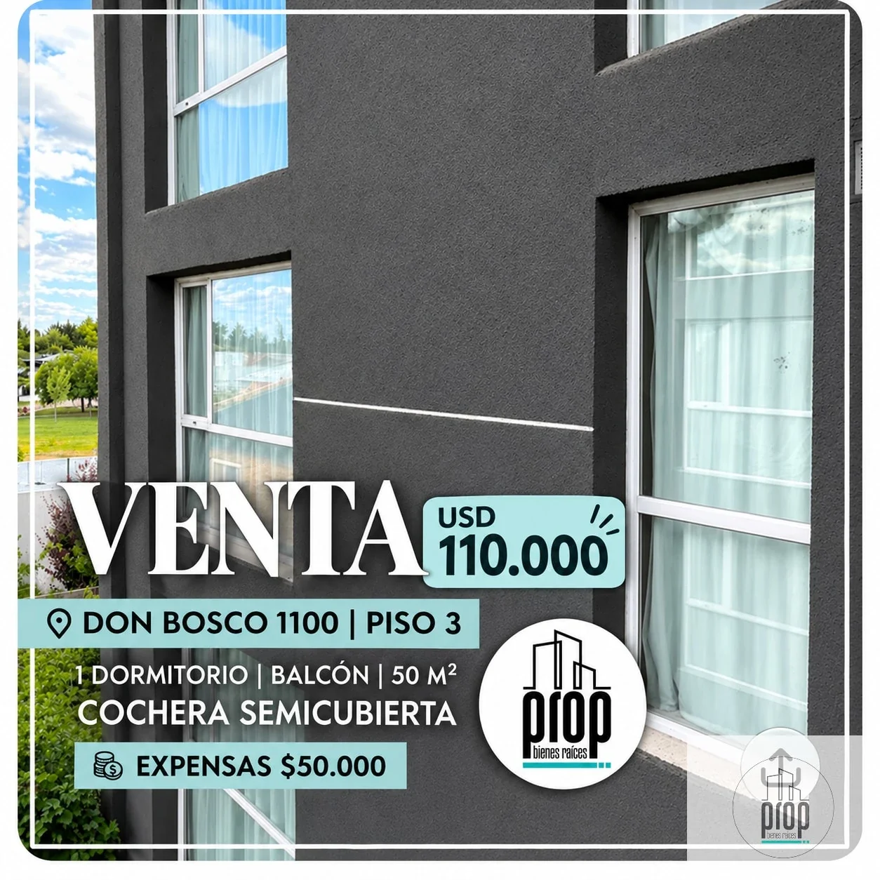 Departamento en venta c/ cochera en Villa Florencia - Imagen 1