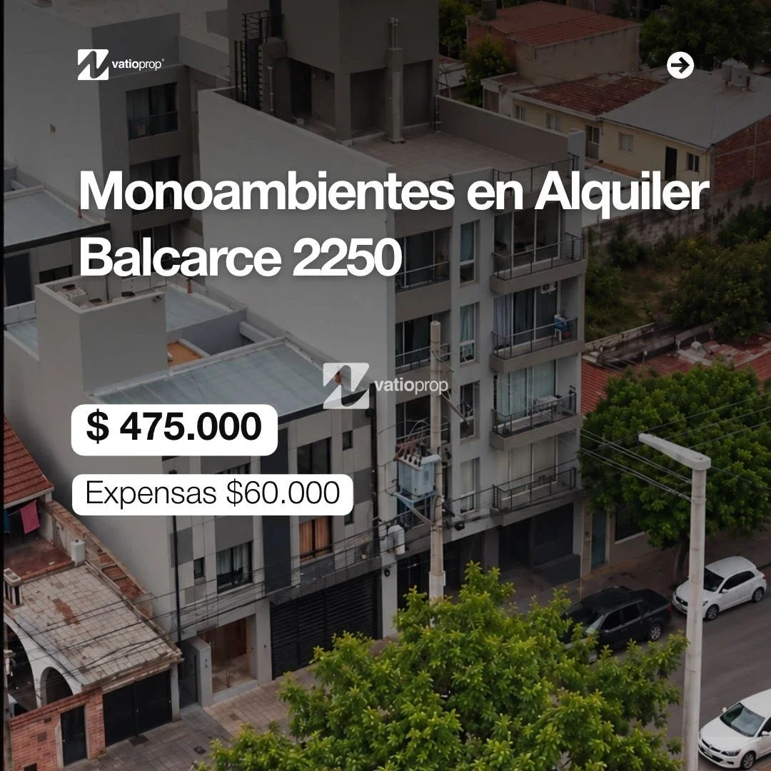5 DEPARTAMENTOS EN ALQUILER EN SALTA | Balcarce 2250 | Desde $475.000 - Imagen 1