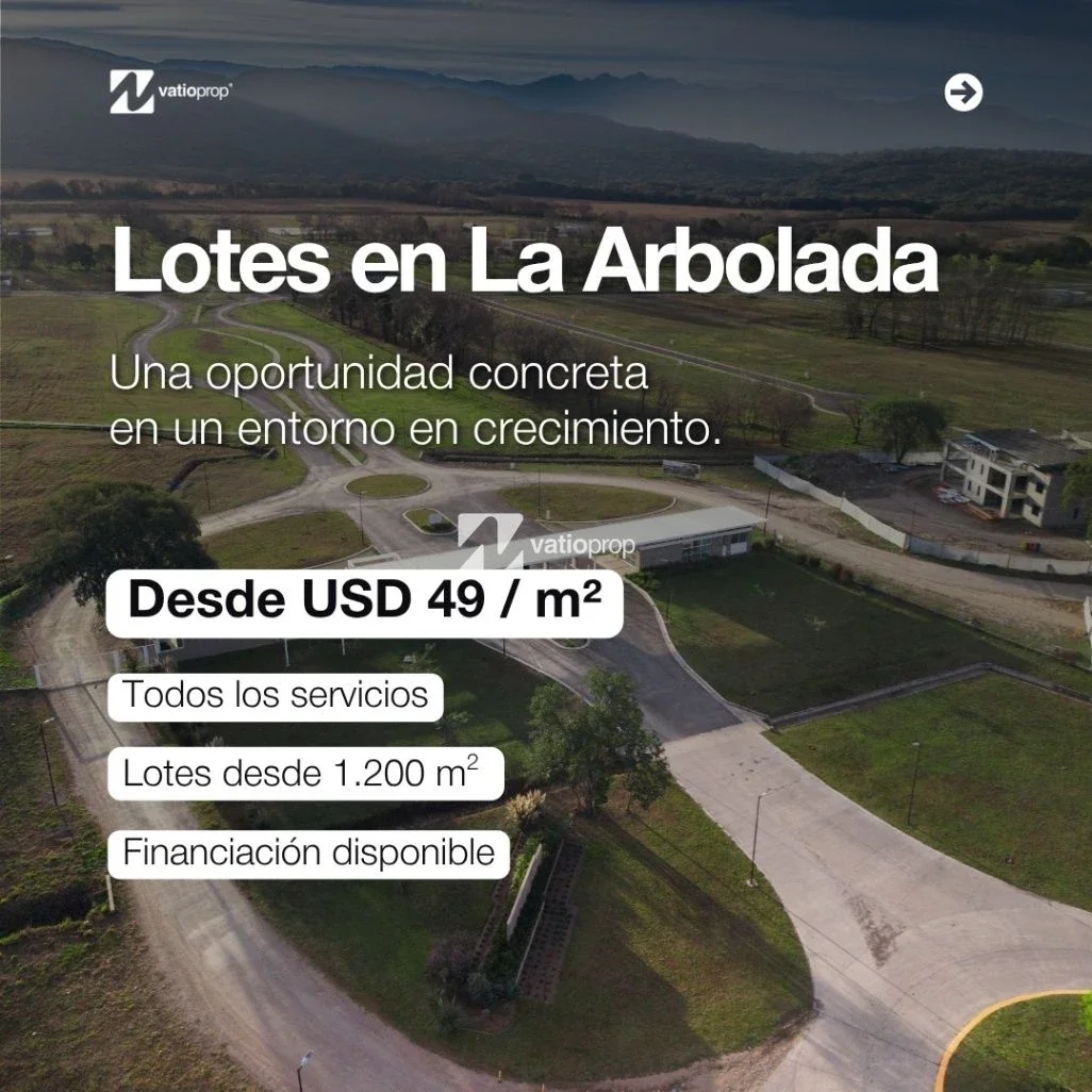 Lotes en La Arbolada desde 1.200 m² entorno natural, servicios y gran proyección - Imagen 1