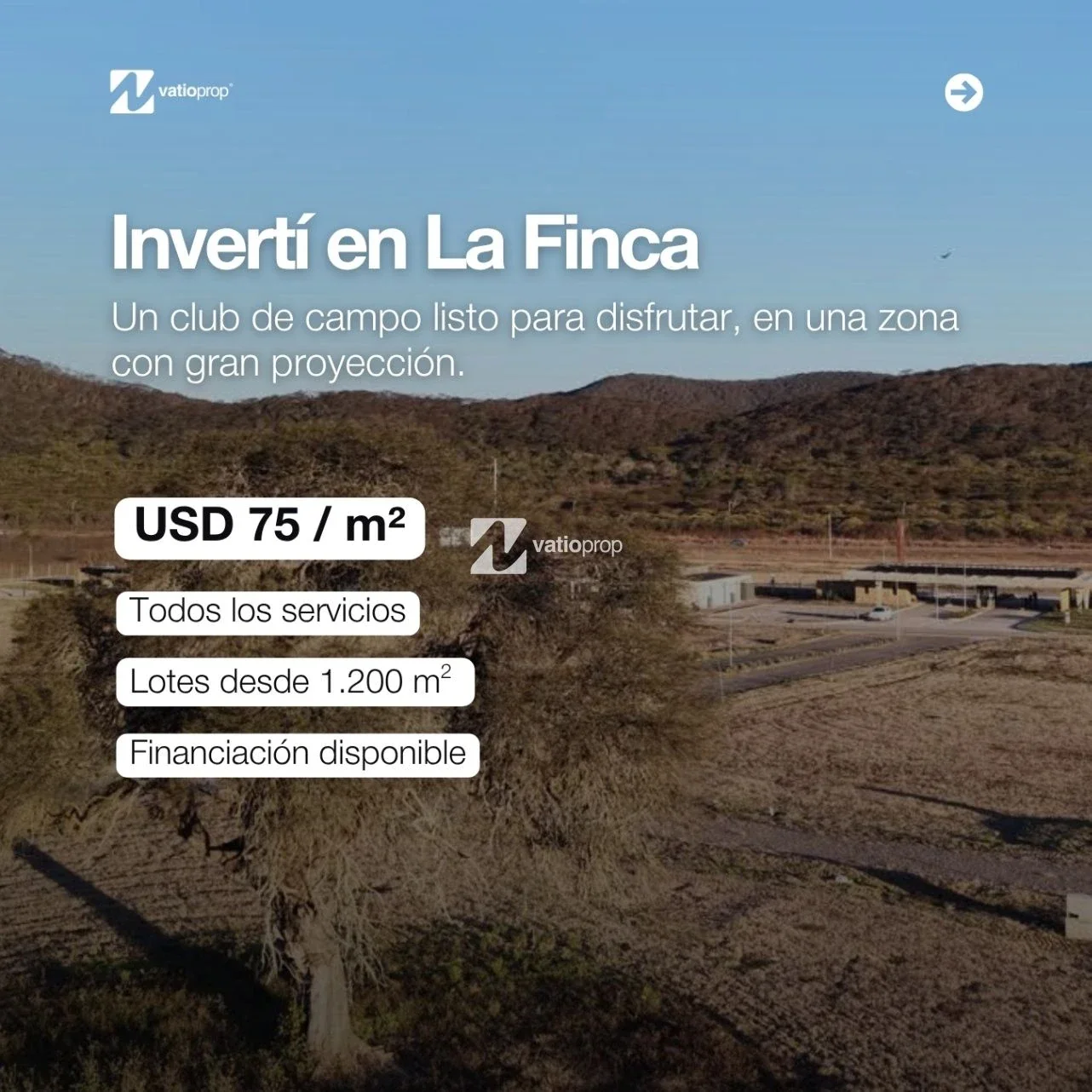 Lotes desde 1.200 m² en Club de Campo La Finca en zona de gran proyección - Imagen 1