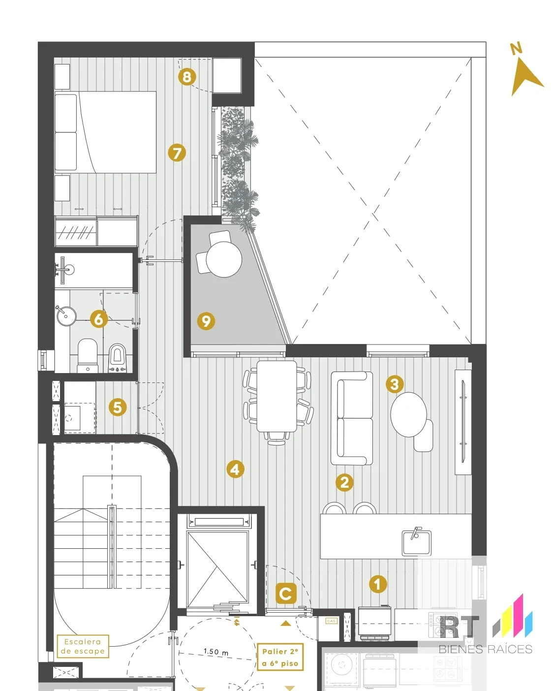 Departamento en venta en Nuestra señora de Lourdes - Imagen 4