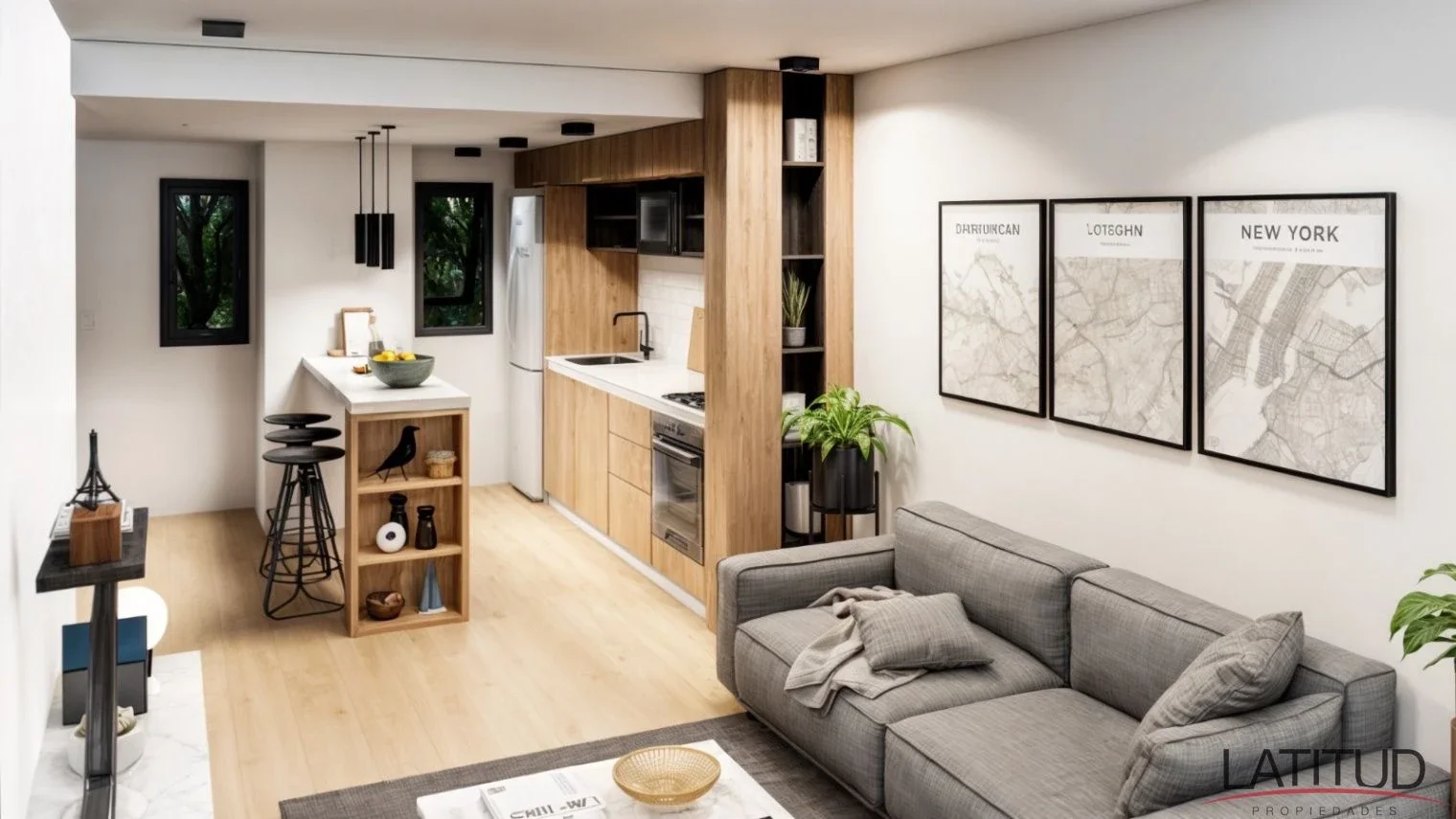 2P-D 15% OFF - 2 ambientes divisibles vista montañas,  Insignia Residences. - Imagen 5