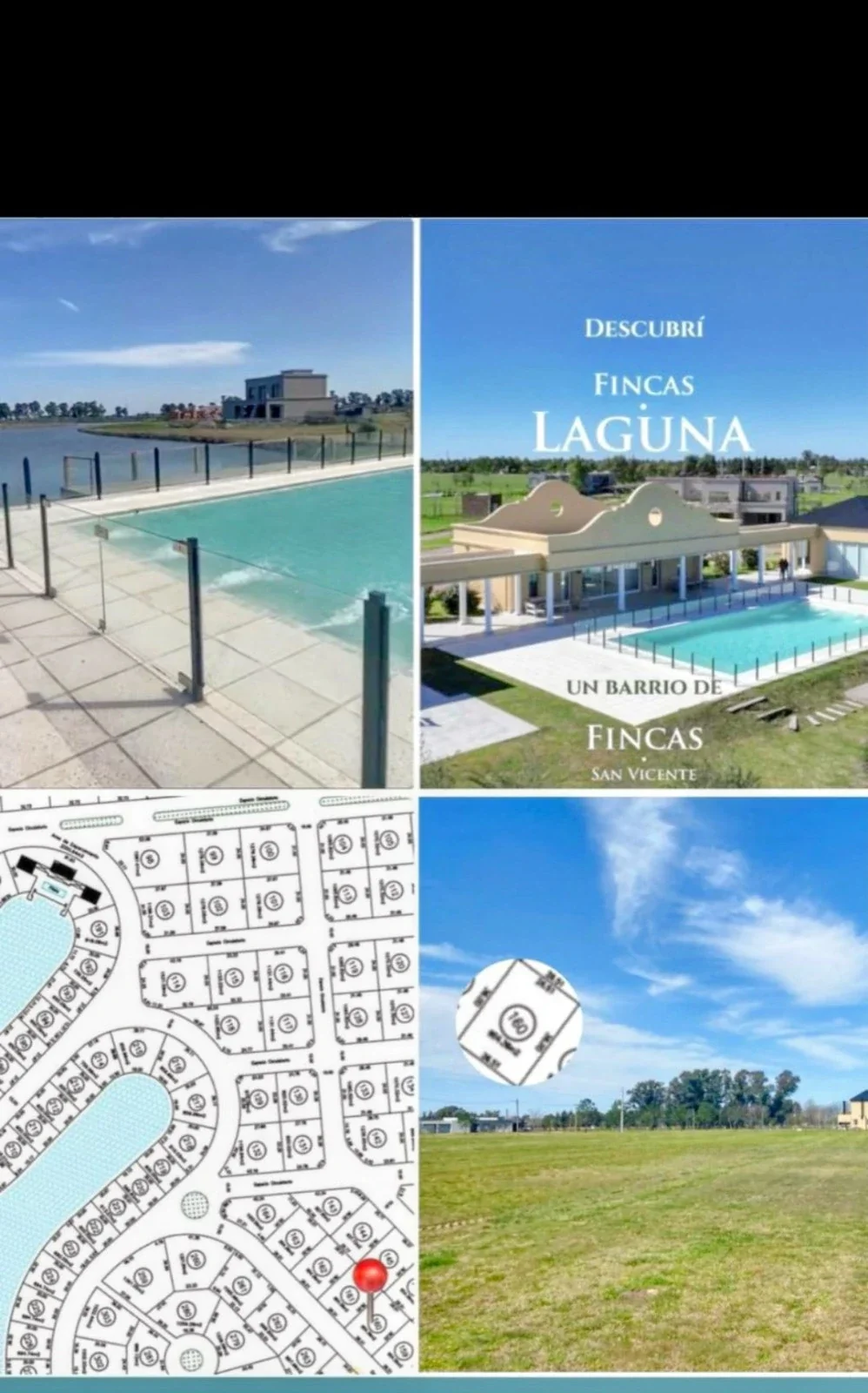 LOTE 1000m2 FINCAS DE SAN VICENTE-SECTOR LAGUNA - Imagen 1