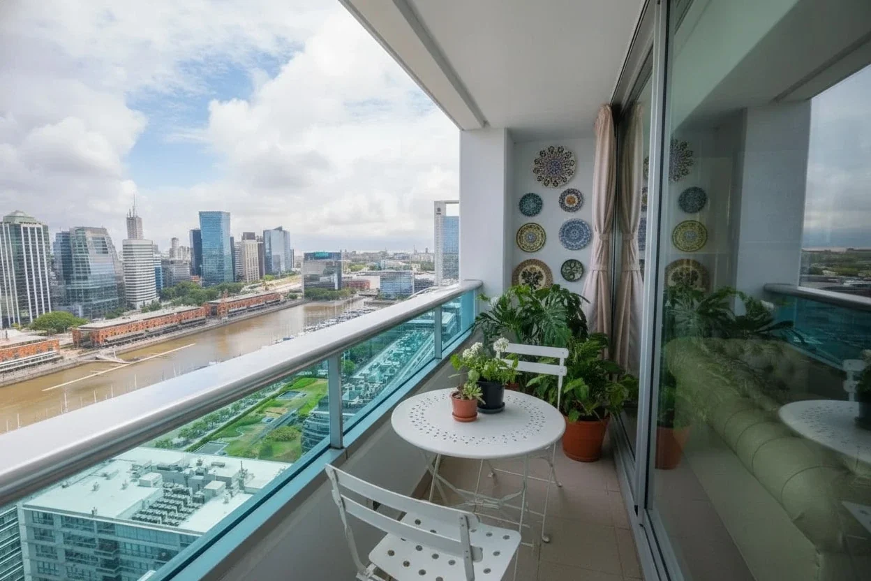 VENTA DPTO 3 AMB VISTA PANORÁMICA CON COCHERA- TORRE DE CATEGORÍA PUERTO MADERO - Imagen 3