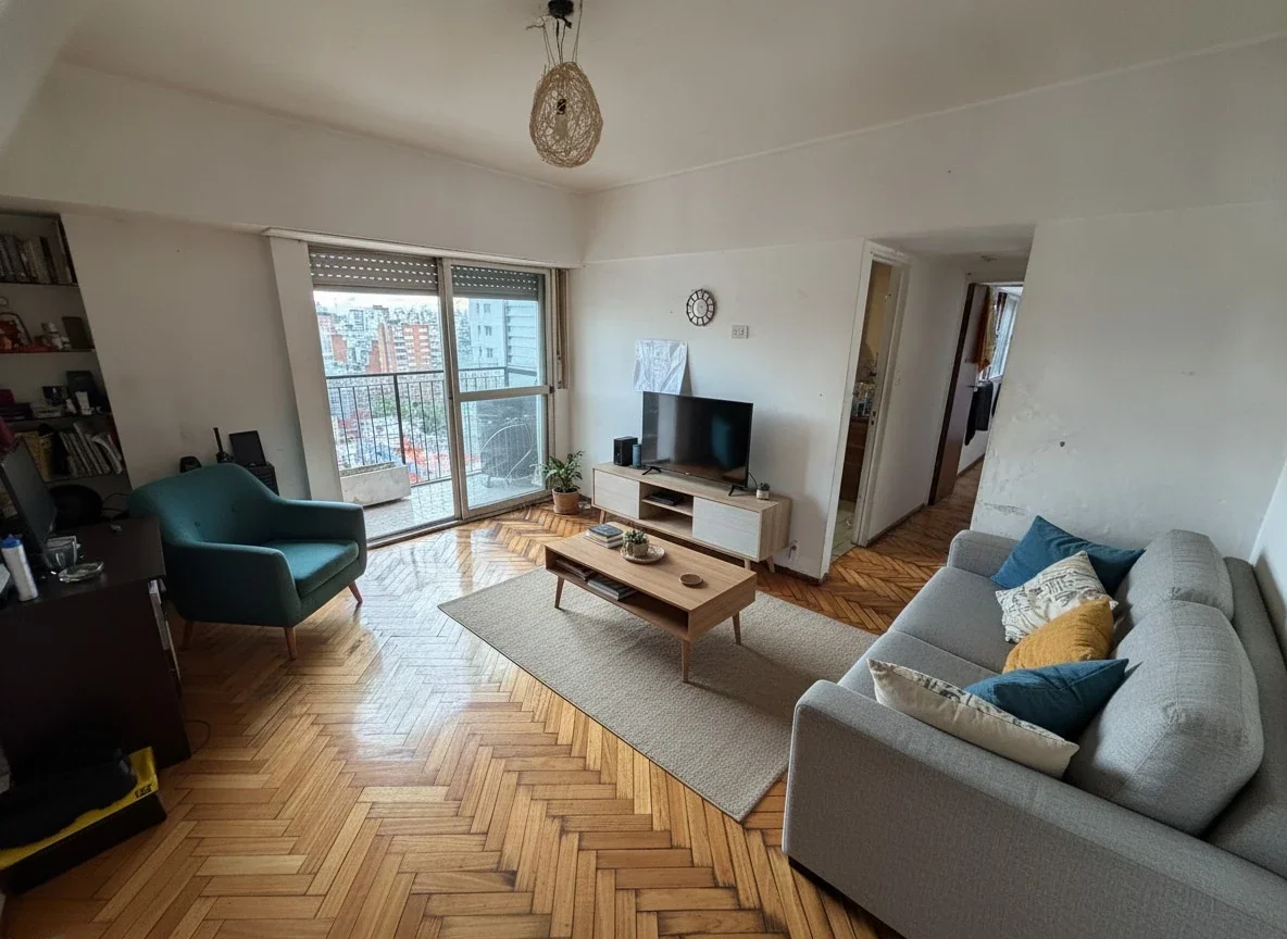 VENTA DPTO 2 AMB CON BALCÓN Y LAVADERO PISO ALTO LUMINOSO NÚÑEZ A REFACCIONAR - Imagen 5