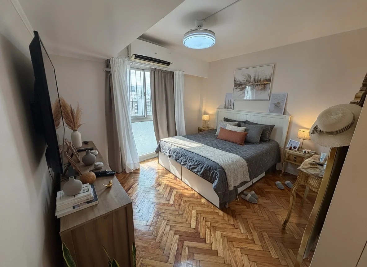 VENTA DPTO 4 AMB REFACCIONADO CON BALCÓN PISO ALTO BELGRANO - Imagen 3