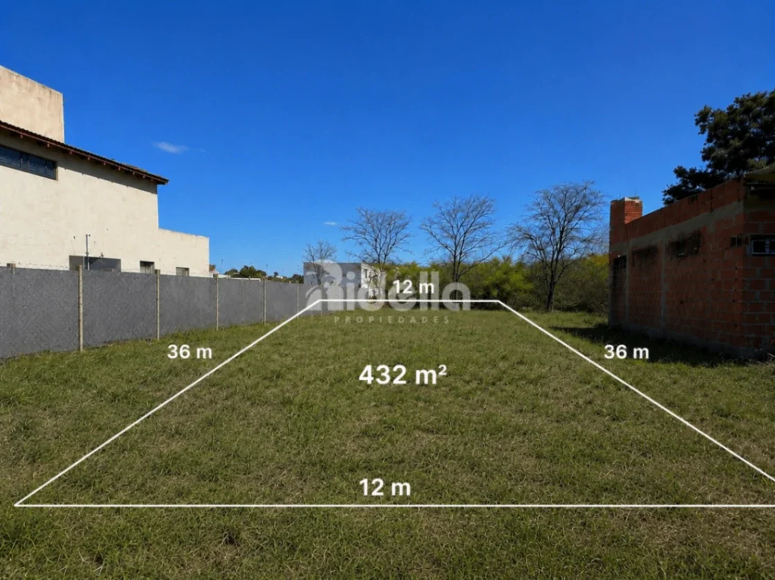 432 m² — lote 12×36 pavimentado con servicios — ESCRITURAR INMEDIATA - Imagen 1