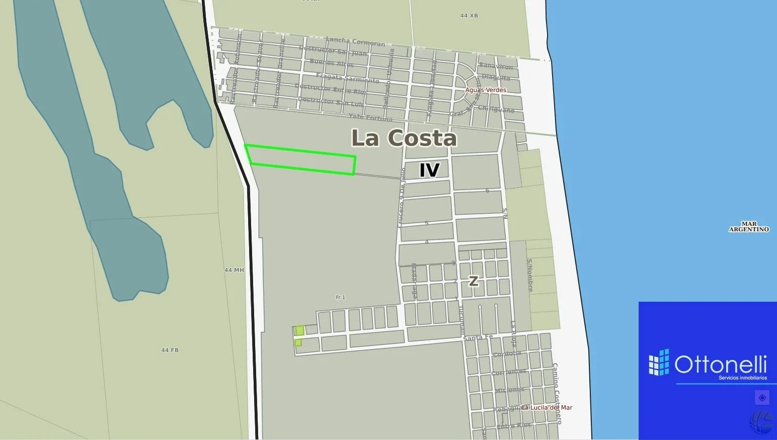 Campo en venta de 134m2 ubicado en Aguas Verdes - Imagen 1
