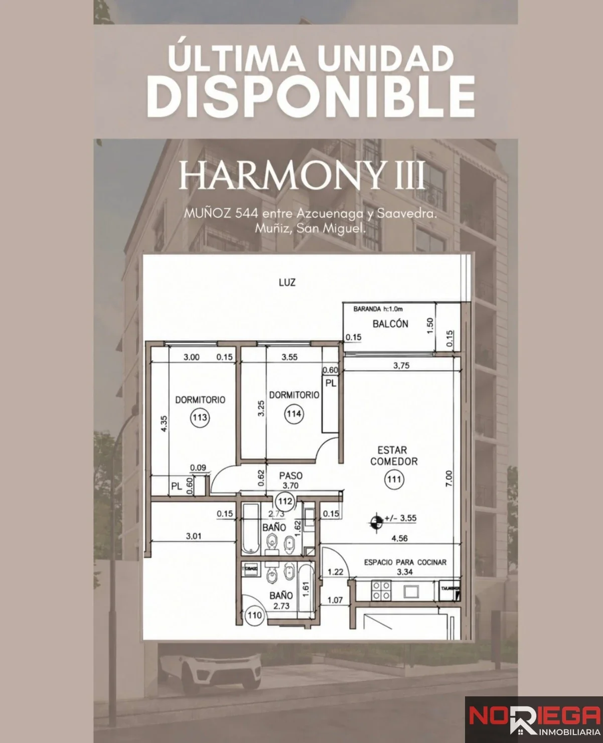 Departamento en venta c/ cochera en Muñiz - Imagen 4