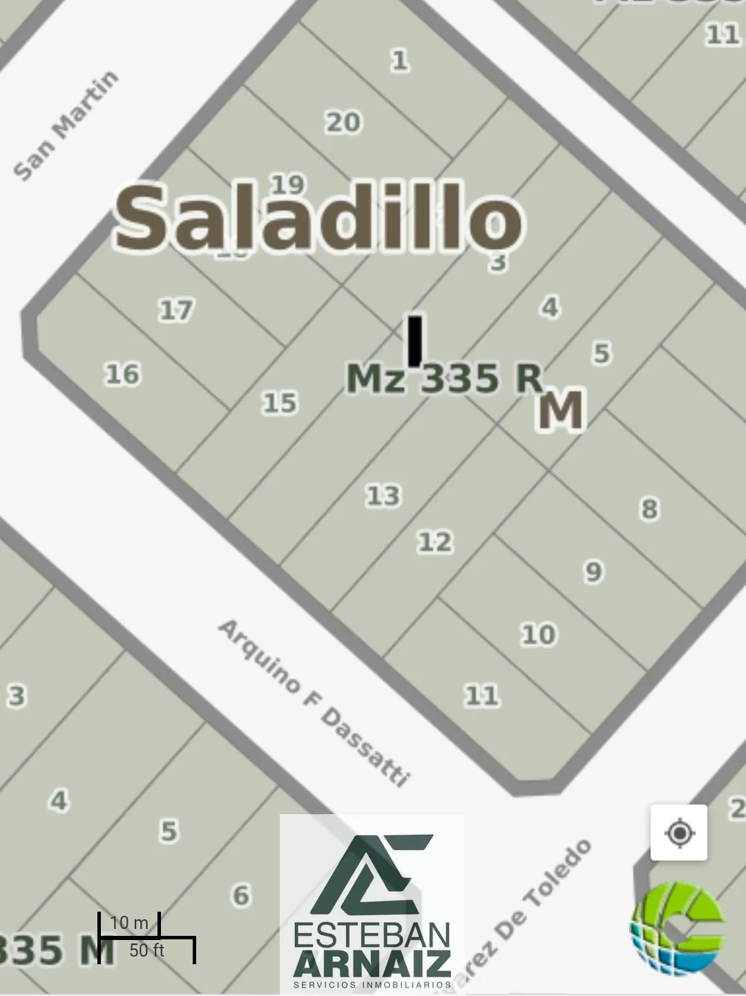 Terreno / Lote en venta de 272m2 ubicado en Saladillo - Imagen 2